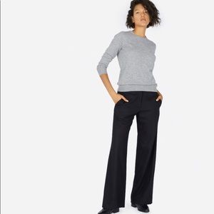 EVERLANE WOOL BLACK SLACKS Size 8